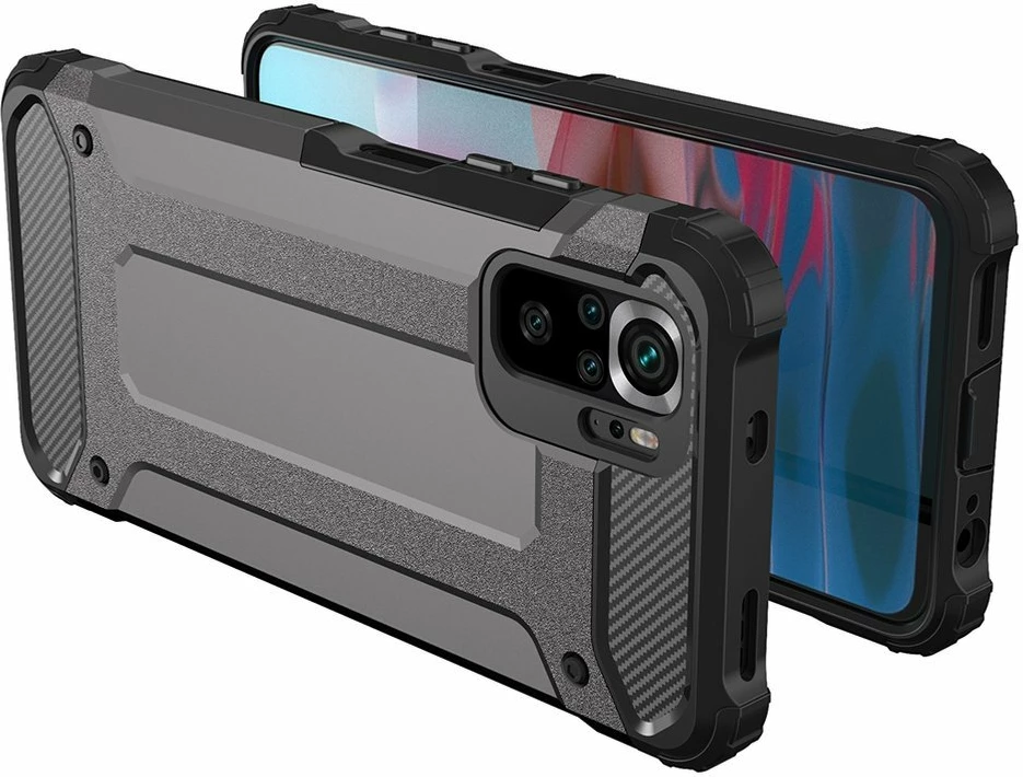 Mbështjellës Hurtel Hybrid Armor për Xiaomi Redmi Note 11T 5G / Redmi Note 11S 5G / Poco M4 Pro 5G, Blu