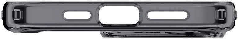 Mbështjellës Spigen Ultra Hybrid Mag për iPhone 15 Pro, MagSafe, Zero One, Transparent/Gri