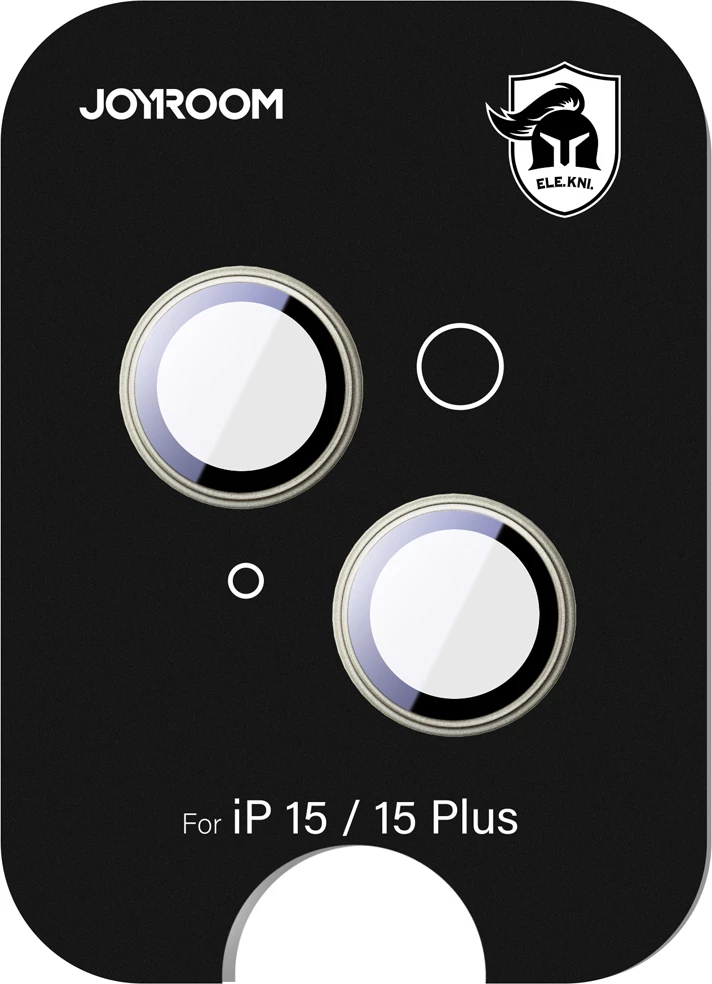 Xham mbrojtës Joyroom JR-MFY0251 për lente të iPhone 15/15 Plus, e verdhë