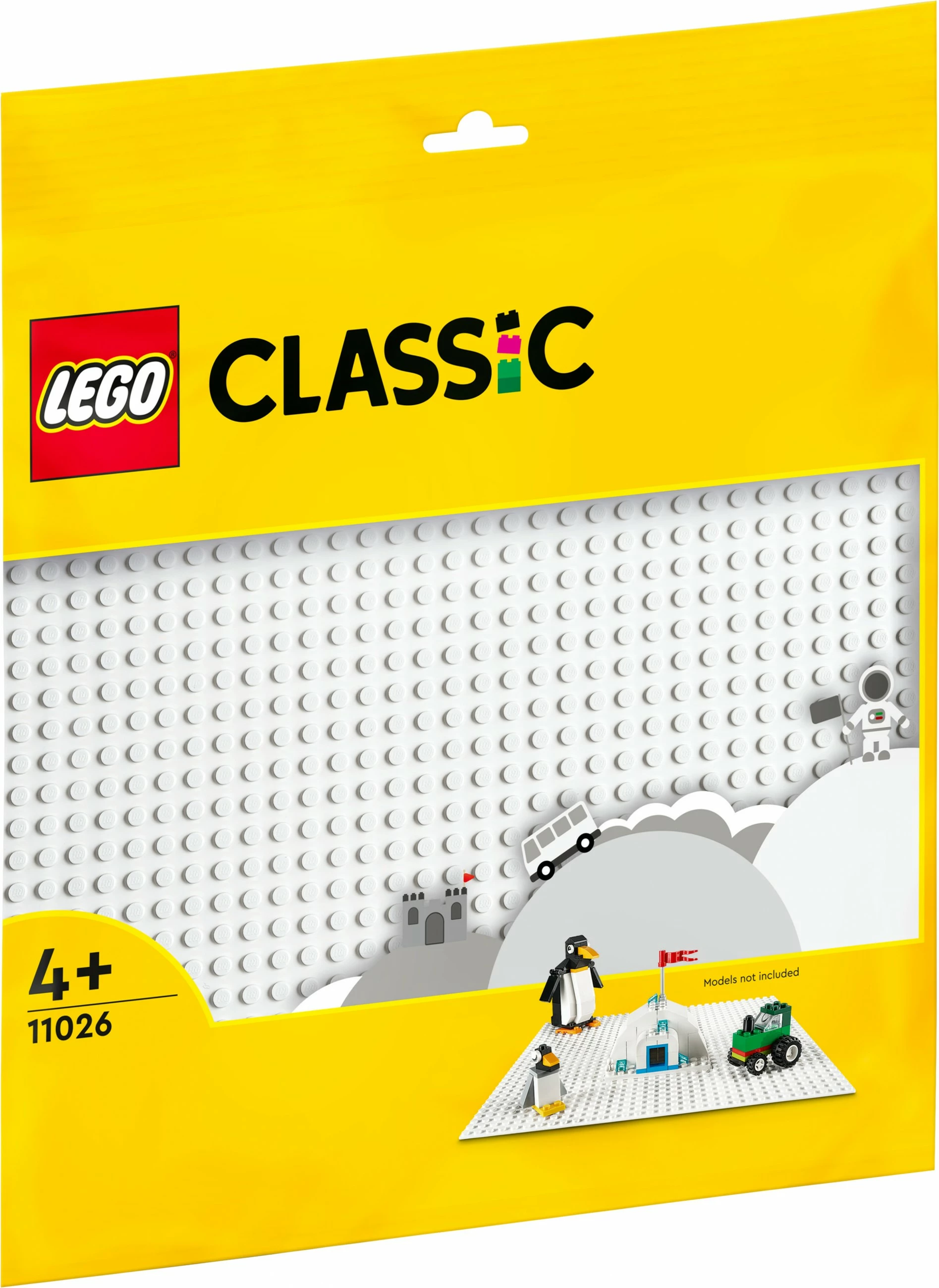 Set ndërtimi LEGO Classic White Baseplate, 32x32-stud, plastikë, shumëngjyrëshe