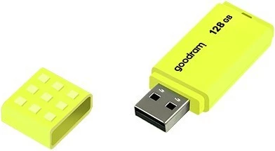 USB Flash Drive Goodram UME2, 128GB, USB Type-A 2.0, E verdhë