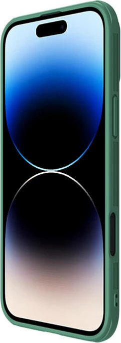 Mbështjellës Nillkin CamShield Pro për iPhone 16 Pro Max, i gjelbër