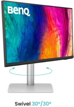 Monitor Benq PD2730S, 27", 5K, IPS, Thunderbolt 4, Argjendtë/Bardhë