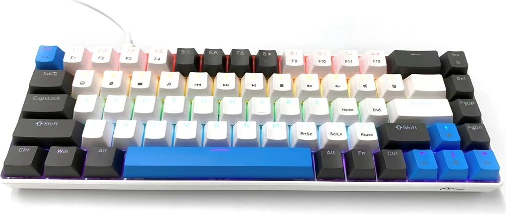 Tastierë mekanike Media tech RED CORE MX60 MT1259, 60%, me ndriçim shumëngjyrësh
