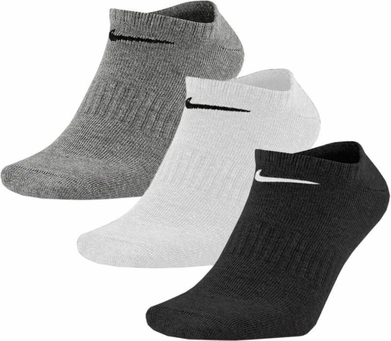 Çorape për meshkuj dhe femra Nike, të bardha, të zeza dhe gri