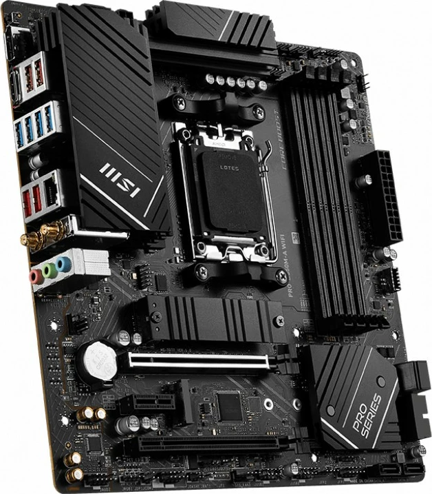 Pllakë amë MSI PRO B650M-A WIFI, AMD, Socket AM5, DDR5-SDRAM, 128 GB