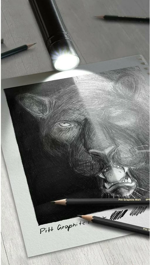Set lapsa grafiti FABER-CASTELL Pitt Graphite Matt & Castell 9000, 20 copë, e zezë/e gjelbër