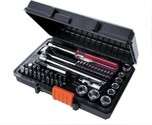 Set aksesorë auto Black+Decker 33 pjesë, ngjyrë e zezë