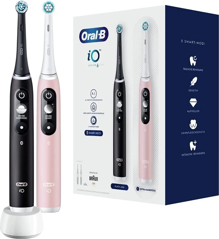 Furça dhëmbësh elektrike Oral-B iO Series 6, e zezë