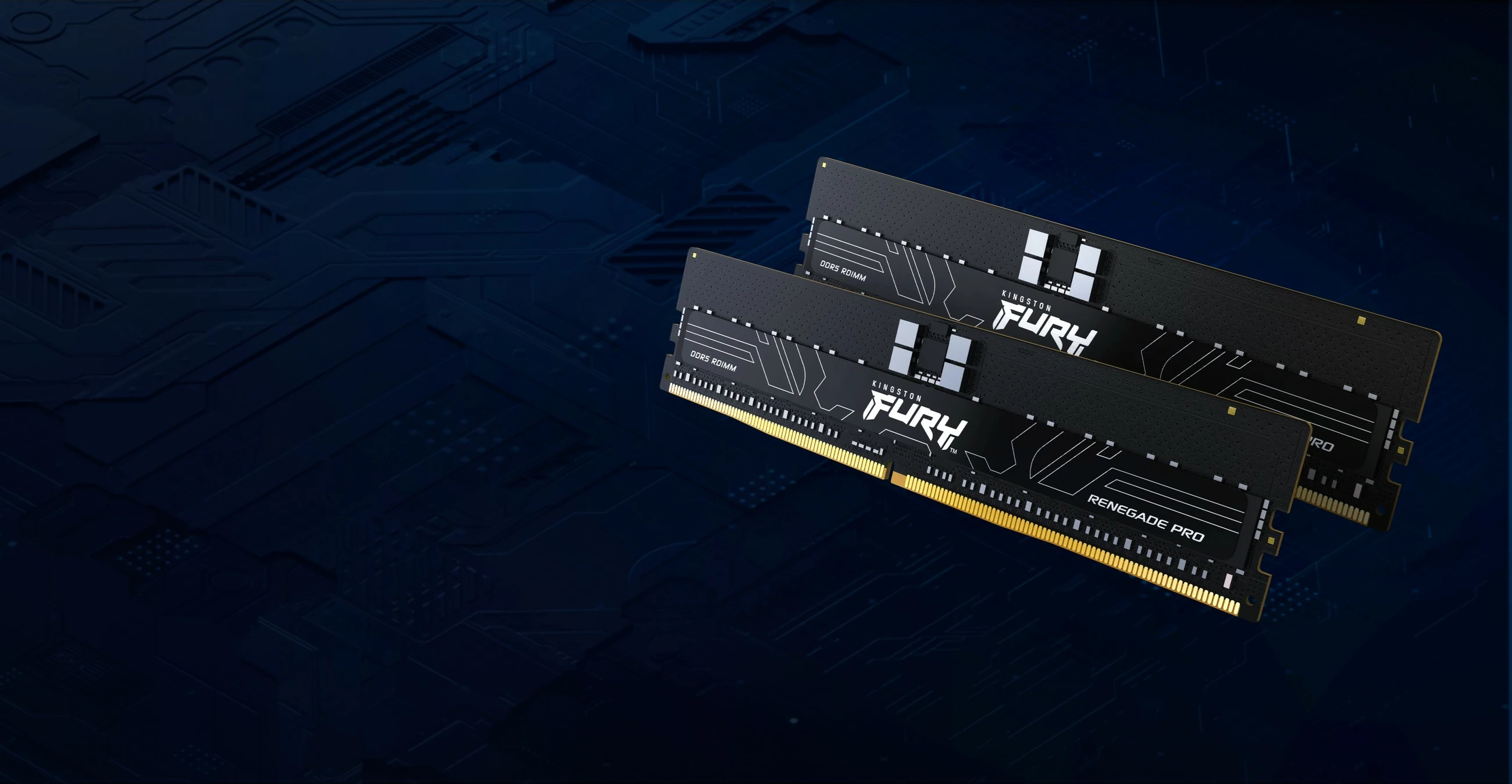 RAM Memorje Kingston FURY Renegade Pro 128GB 6000MT/s DDR5 ECC Reg CL32, e zezë