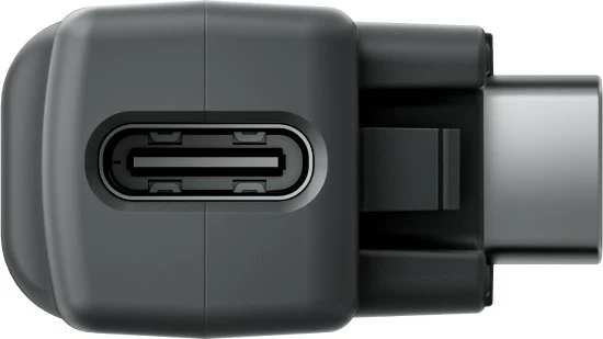 Adapter mikrofoni Insta360 X3, 3.5mm në USB Type-C, i zi