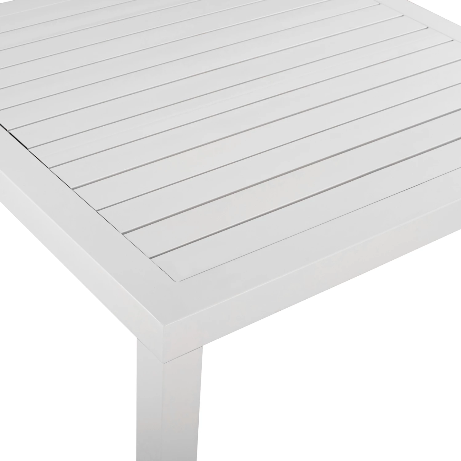 Tavolinë alumini 80x80 e bardhë FH5572.01