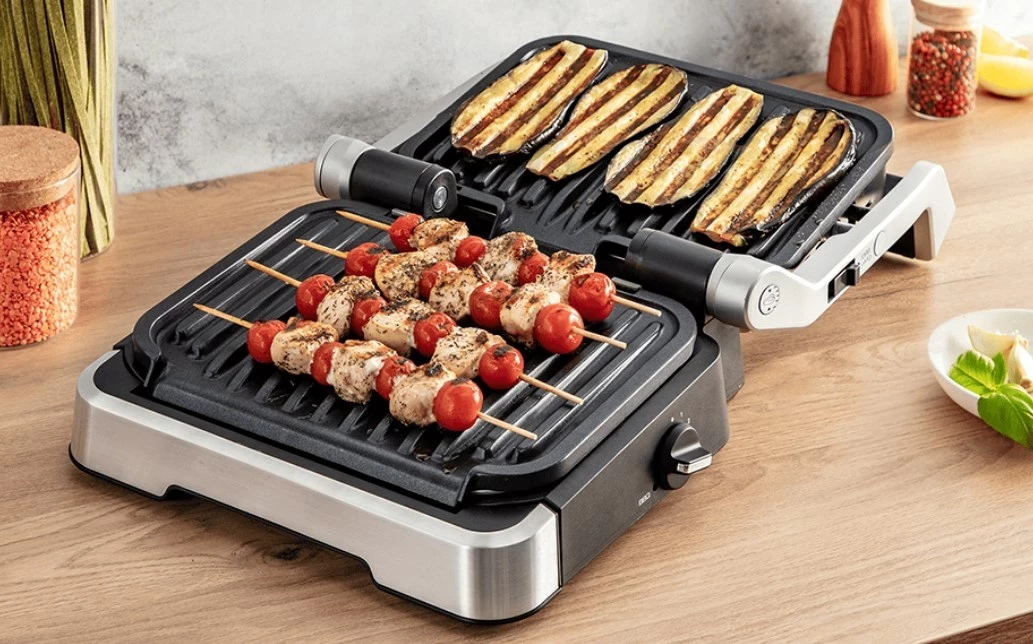 Grill elektrik Tefal GC 772D30, Argjendtë