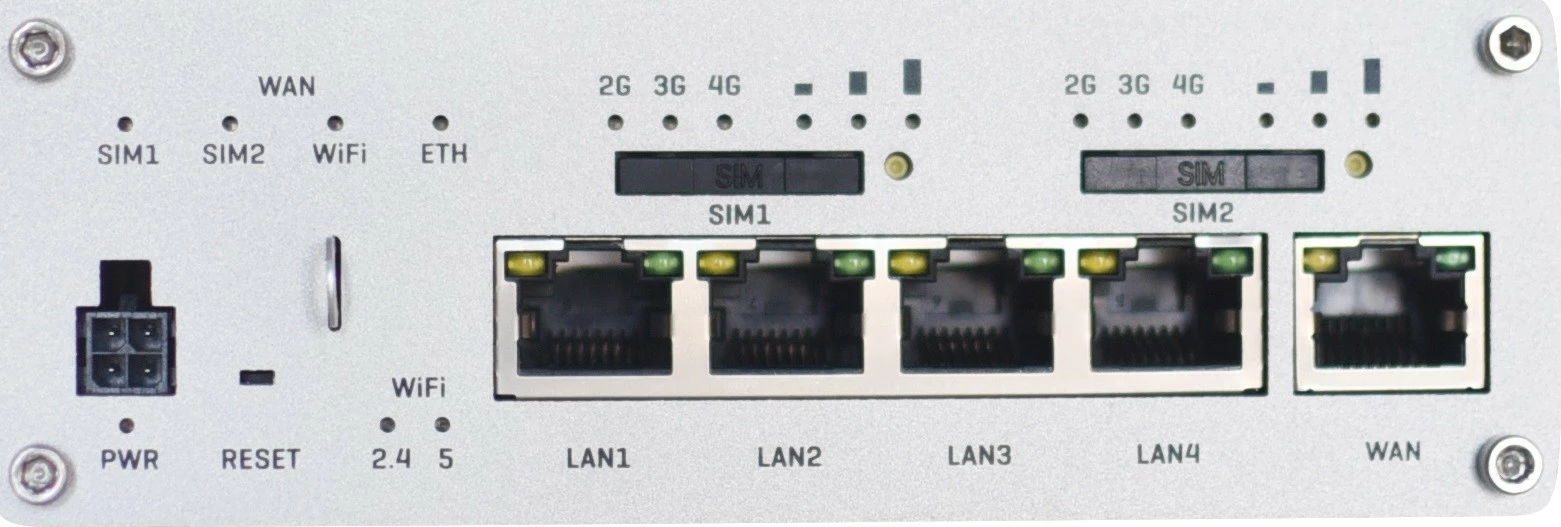 Router LTE Teltonika RUTX12, Cat 6, WiFi, BLE, GNSS, Ethernet, Alumini