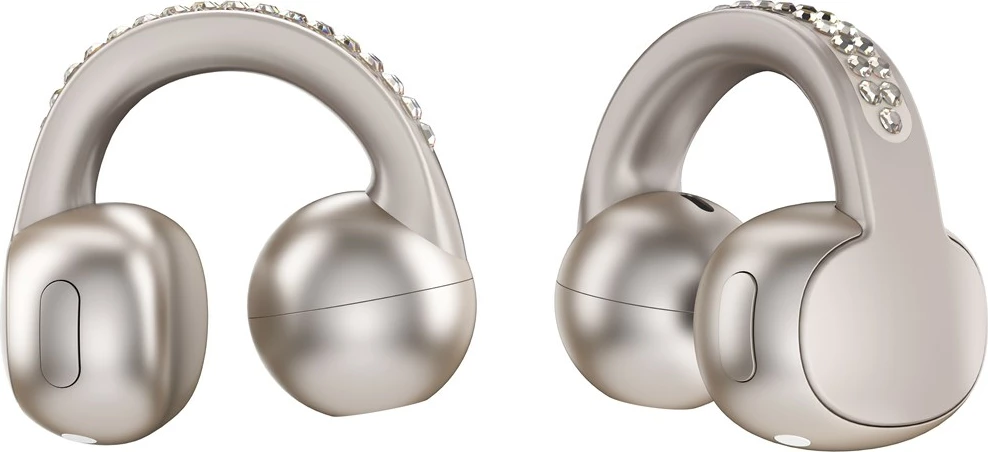 Kufje Motorola moto buds loop, wireless, Bluetooth, me kapëse për vesh, Bezhe