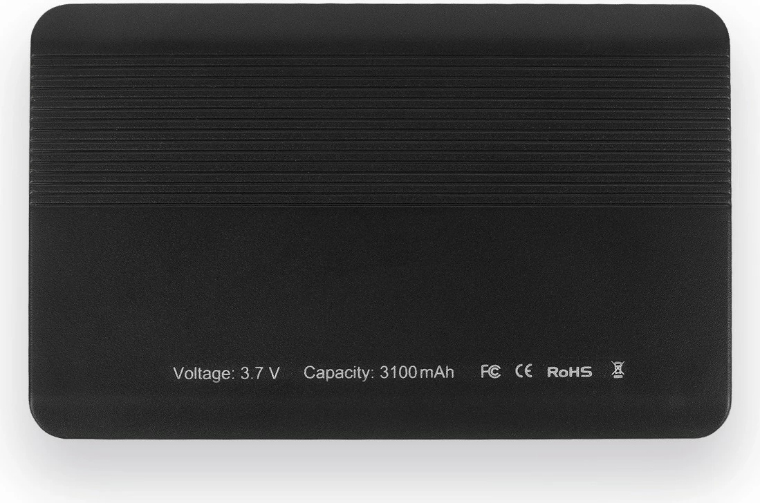 Dritë LED portabile RealPower VL-1, 3100mAh, 8W, 120 LED, e zezë/e bardhë