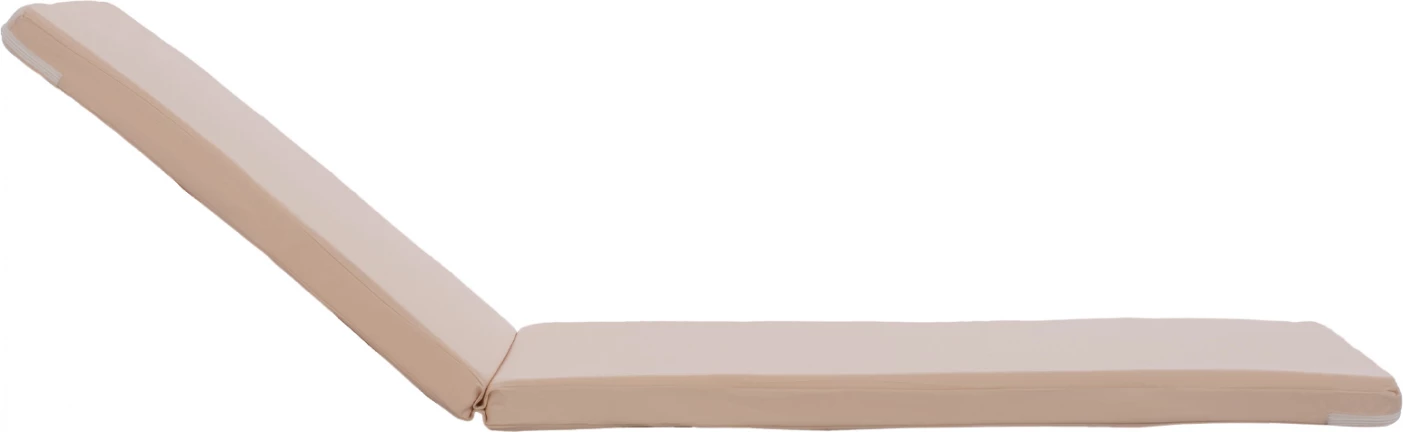 Jastëk për shezlong, poliestër, bezhë, FH11234.01P, 196(117+1+78)x58x5 cm