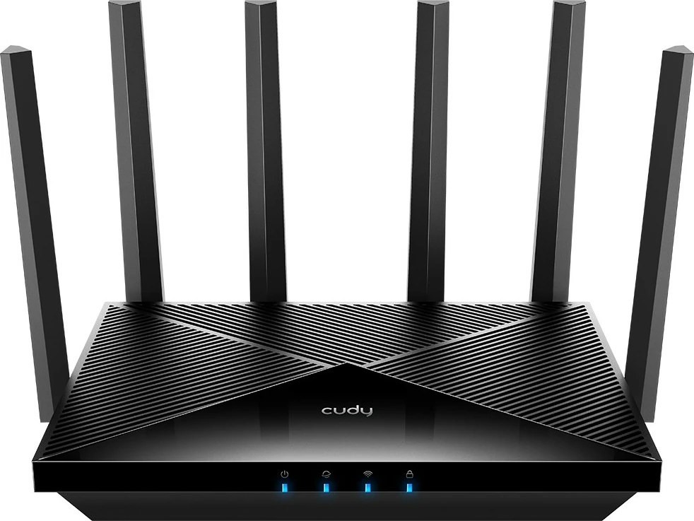 Router mesh Cudy BE11000, Wi-Fi 7, Tri-Band, 2.5G, 6 antena, e zezë