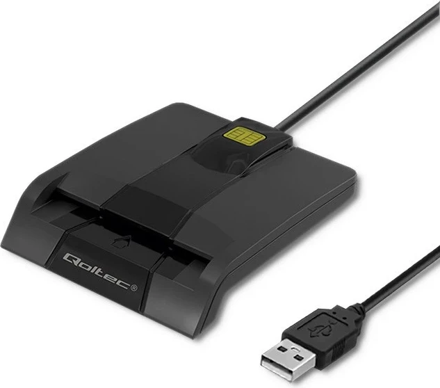 Lexues kartelash Qoltec 50634, USB Type C, i zi