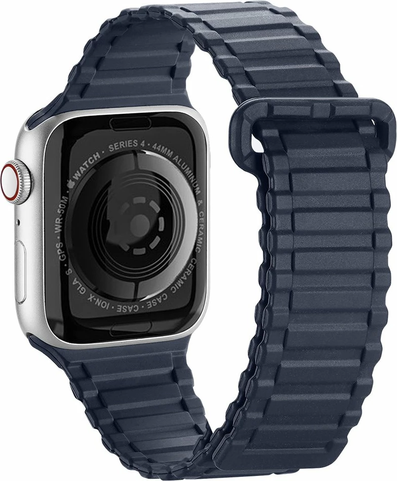 Rrip magnetik për Apple Watch Dux Ducis Armor Version, silikon, 42/44/45/49mm, Kaltër