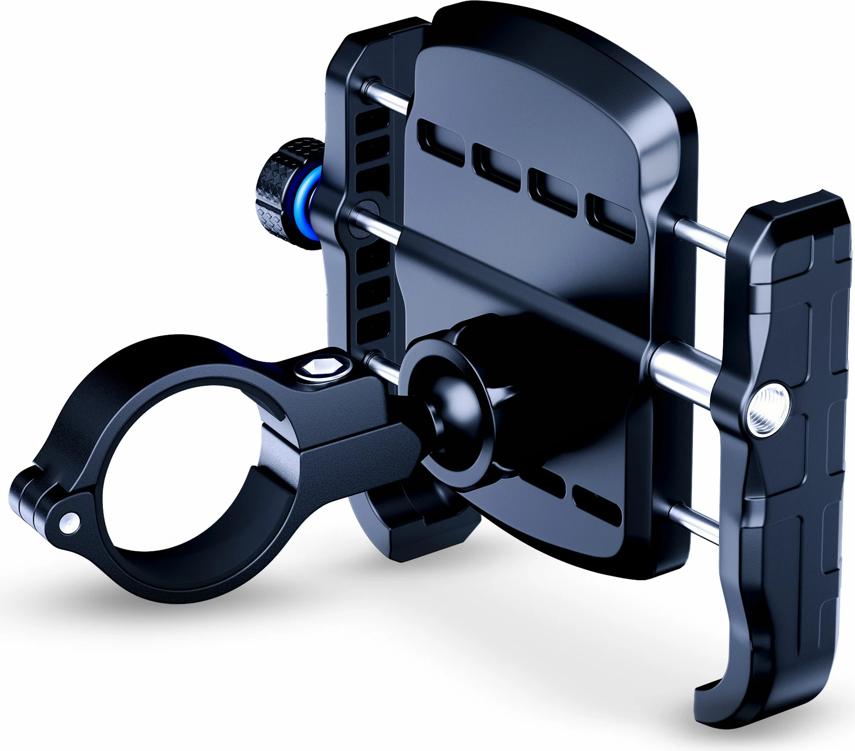 Mbajtës telefoni për biçikletë 3mk Steel Bike Holder, i zi