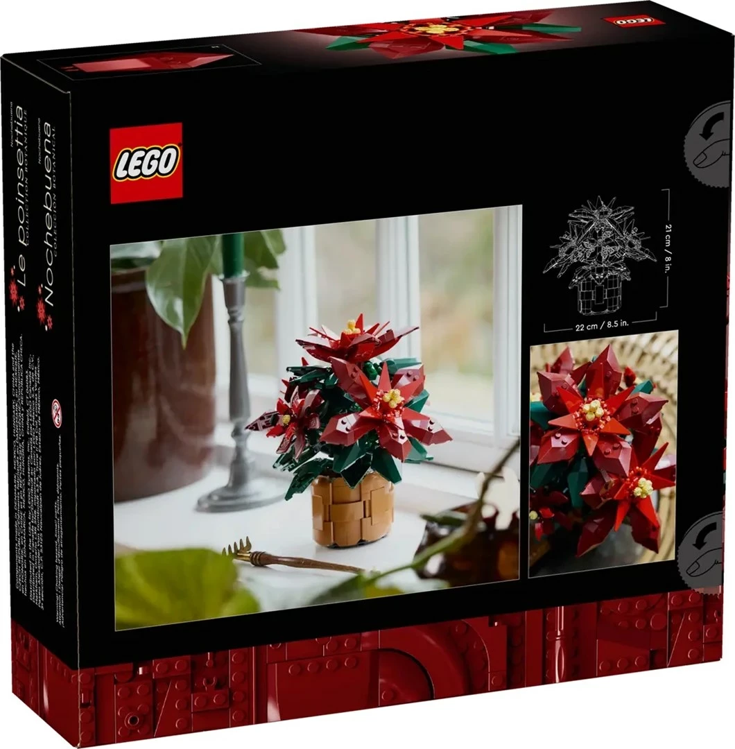 Set LEGO ICONS 10370 Poinsettia