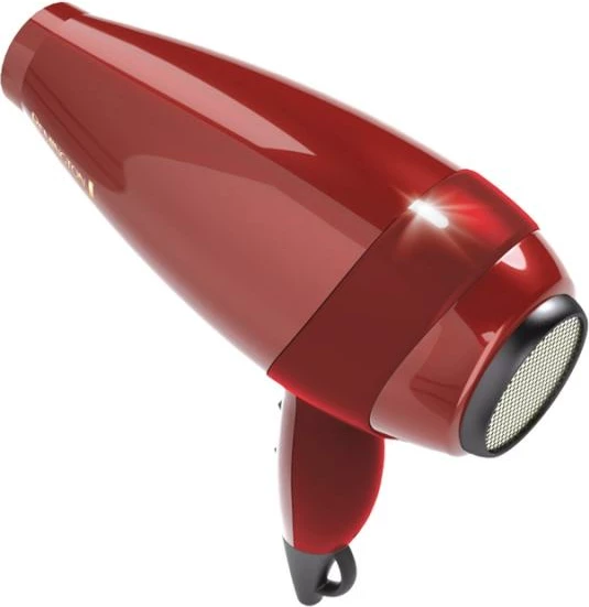 Tharëse flokësh, Remington AC9096, 2400W, me difuzor dhe grykë koncentrimi, e kuqe