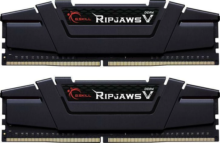 RAM Memorje G.Skill Ripjaws V F4-3200C16D-32GVK 32GB (2x16GB) DDR4 3200MHz CL16 UDIMM, e zezë (set 2 module)
