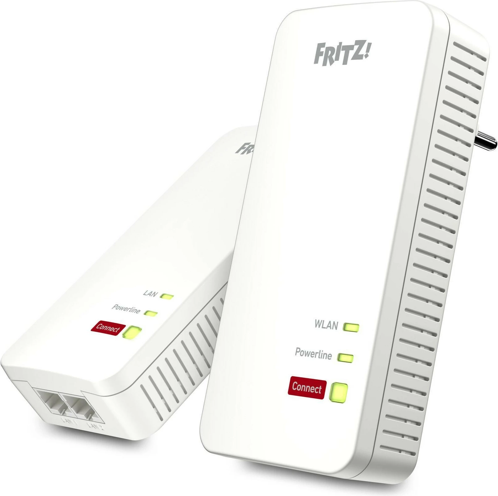 Set Powerline FRITZ!Powerline 1240 AX WLAN, 1200 Mbit/s, Ethernet Gigabit, Wi-Fi 6, Bardhë