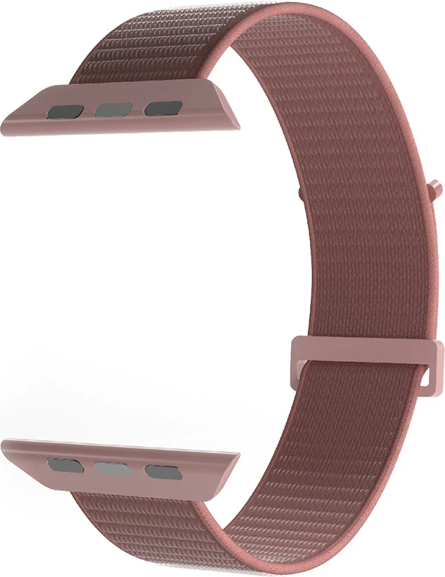 Rrip sport Puro për Apple Watch 38/40/41mm, najlon, rozë