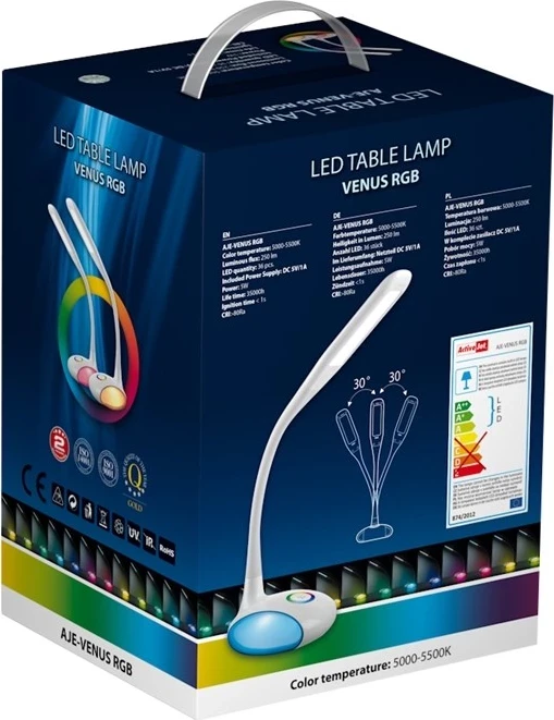 Llambë tavoline Activejet Venus RGB