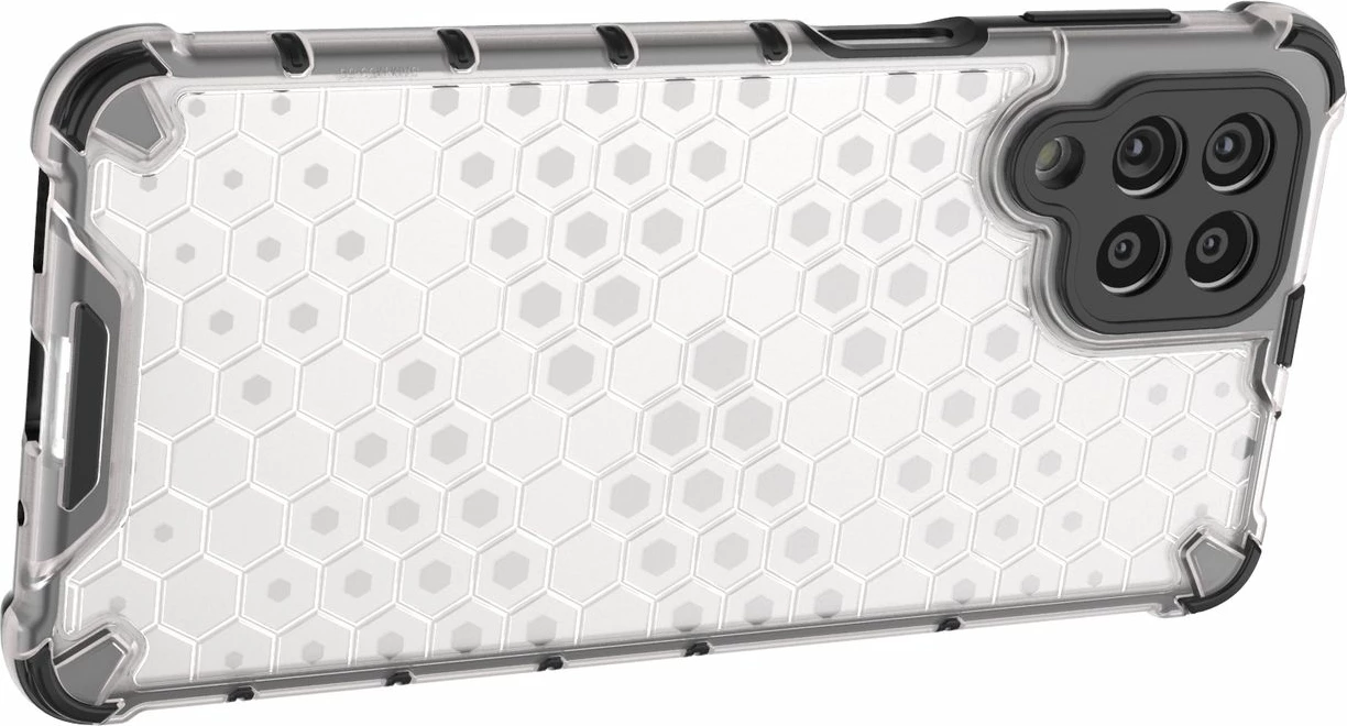 Mbështjellës Hurtel Honeycomb për Samsung Galaxy M53 5G, i zi