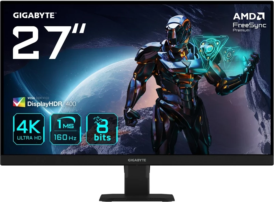 Monitor gaming Gigabyte GS27U, 27", 4K UHD, 160Hz, 1ms, DisplayHDR400, i zi