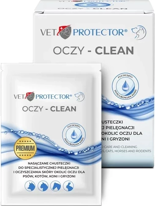 Peceta pastruese për sy JM Sante Vet Protector Eyes Clean për qen dhe mace, 20 copë