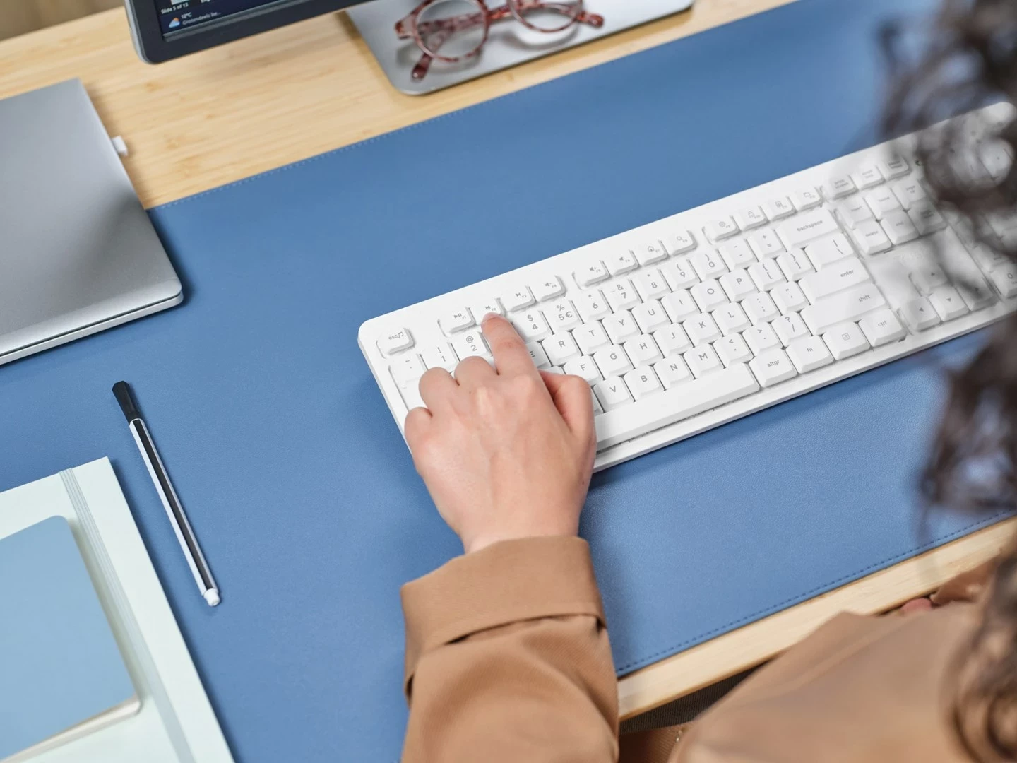 Set tastierë me maus Trust Ody II, Wireless, QWERTY US, Bardhë