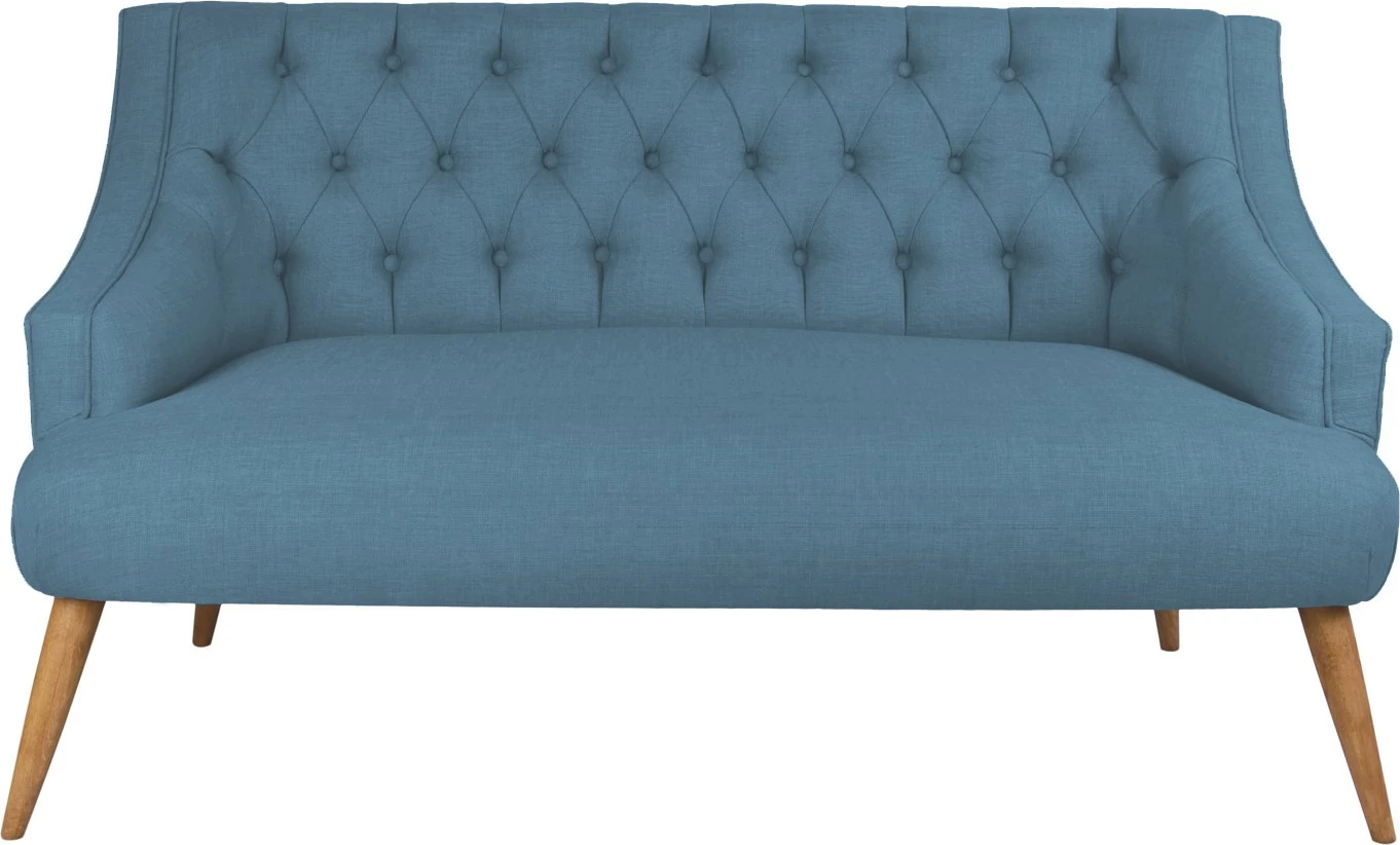 Divan dy ulëshe Atelier del Sofa, Lamont, ngjyrë blu nate