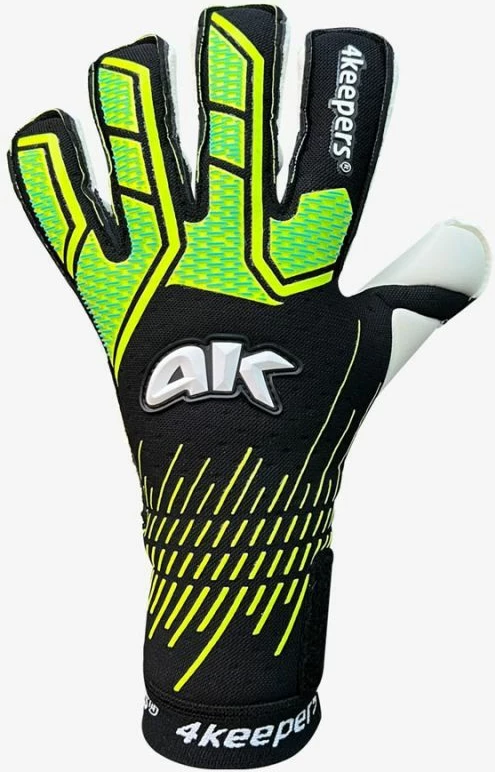 Doreza portieri për meshkuj 4keepers, të zeza dhe të gjelbra