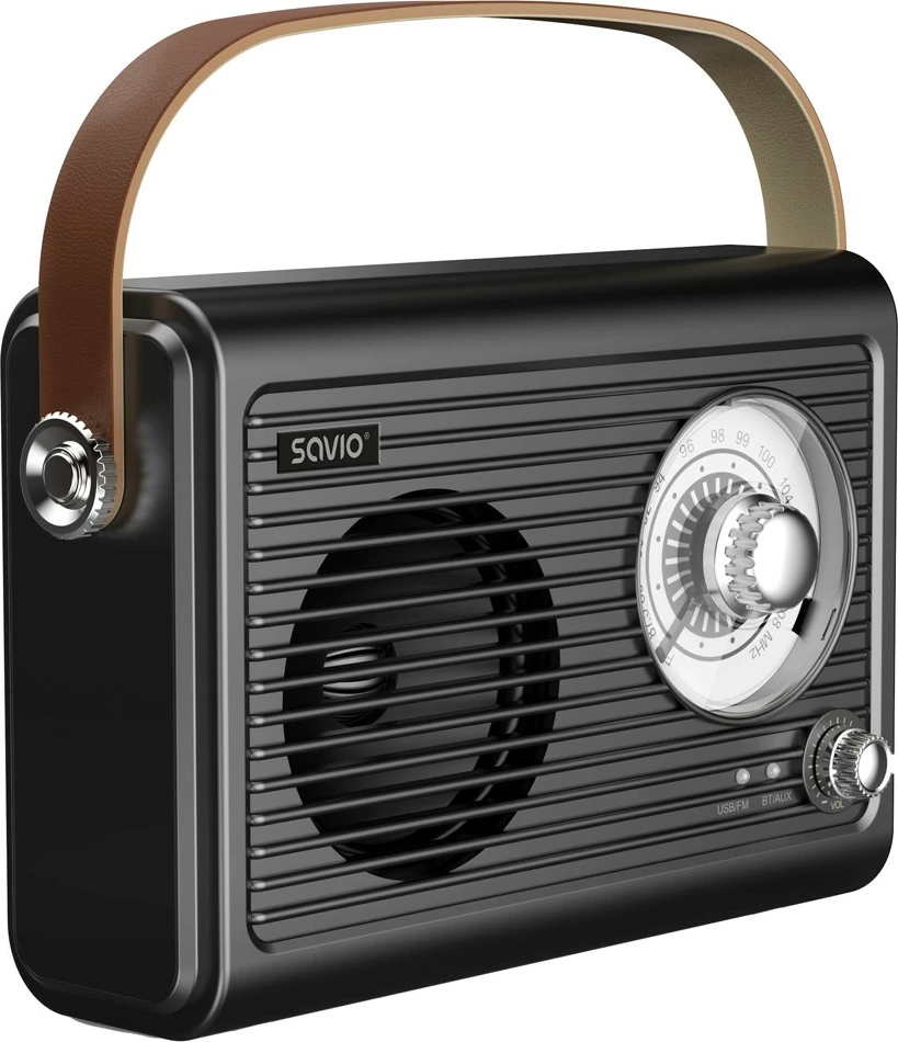 Radio portabile Savio RS-01, Bluetooth 5.3, USB-C, e zezë