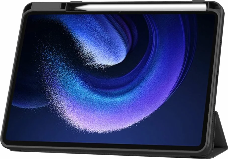 Mbështjellës tablet Tech-Protect SC Pen Case për Xiaomi Pad 6 / 6 Pro, Silikon, i zi