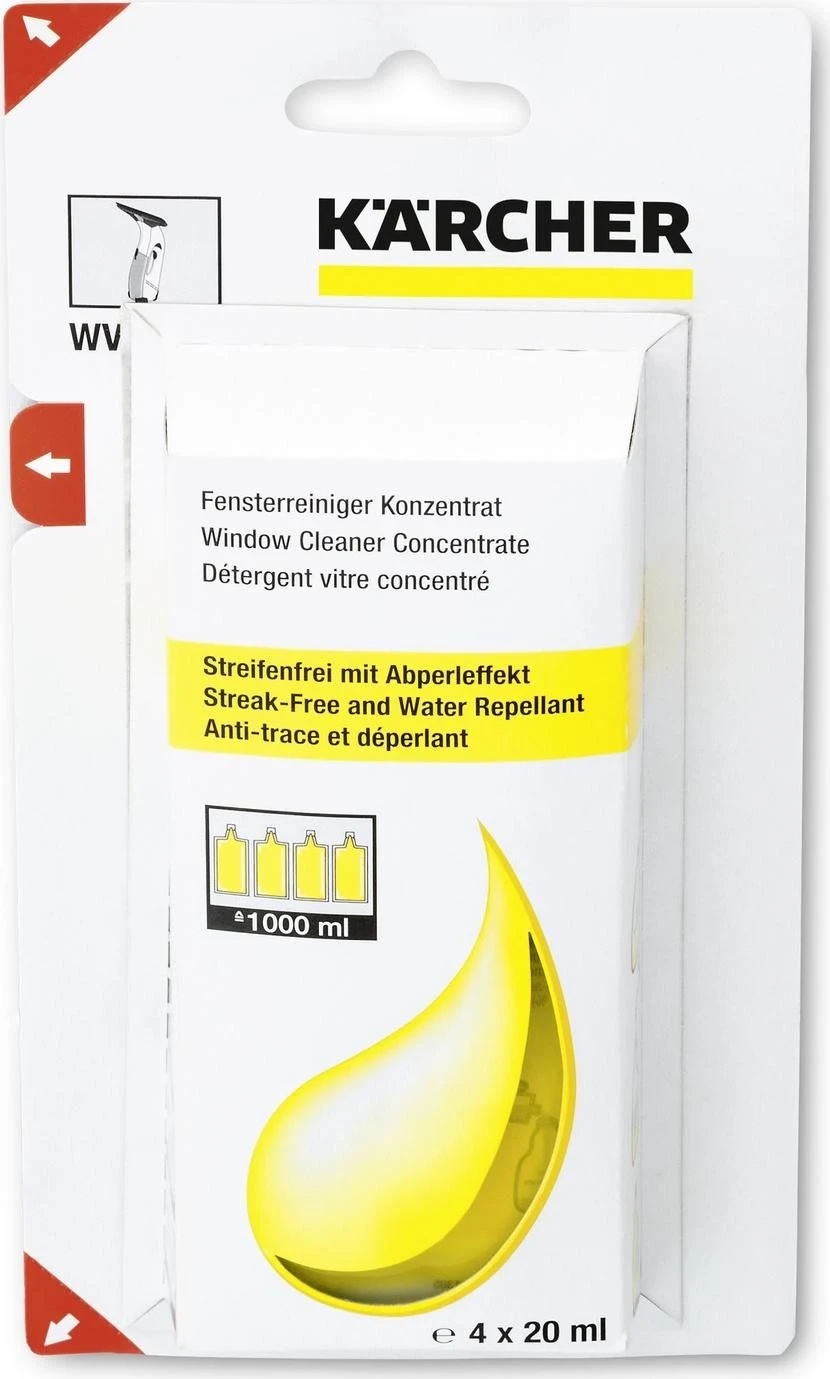 Koncentrat për pastrim xhamash Karcher RM 503 4x20 ml