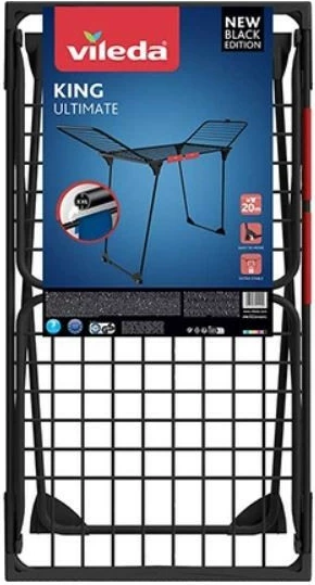 Tharëse rrobash Vileda King Ultimate, 174096, e zezë