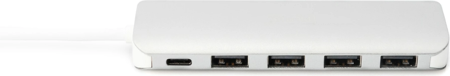 Hub USB Digitus, 4 porta, USB 3.0, PD, Argjendtë