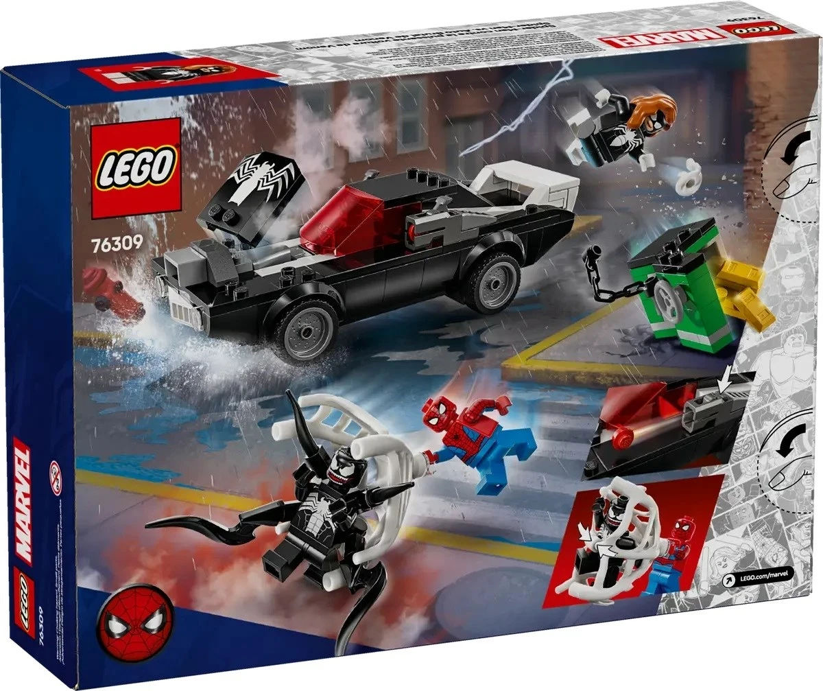 Set LEGO Marvel 76309 Spider-Man vs. Venom Muscle Car
