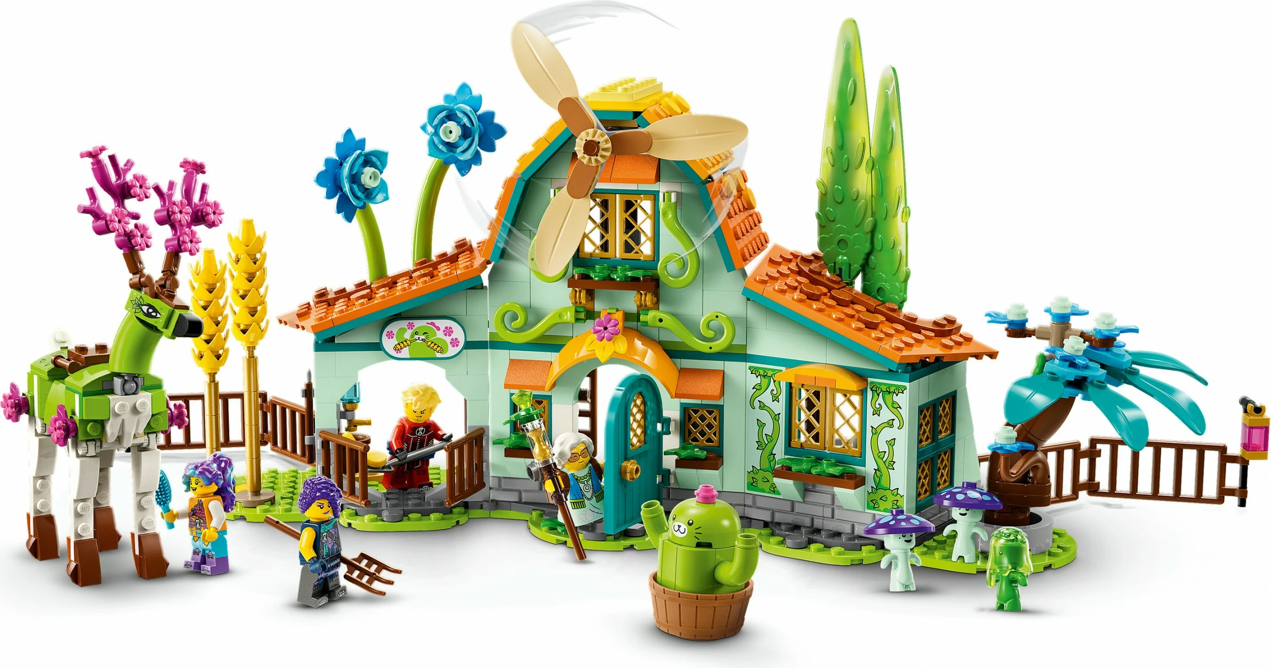 Set ndërtimi LEGO Stable of Dream Creatures, 681 pjesë, shumëngjyrësh
