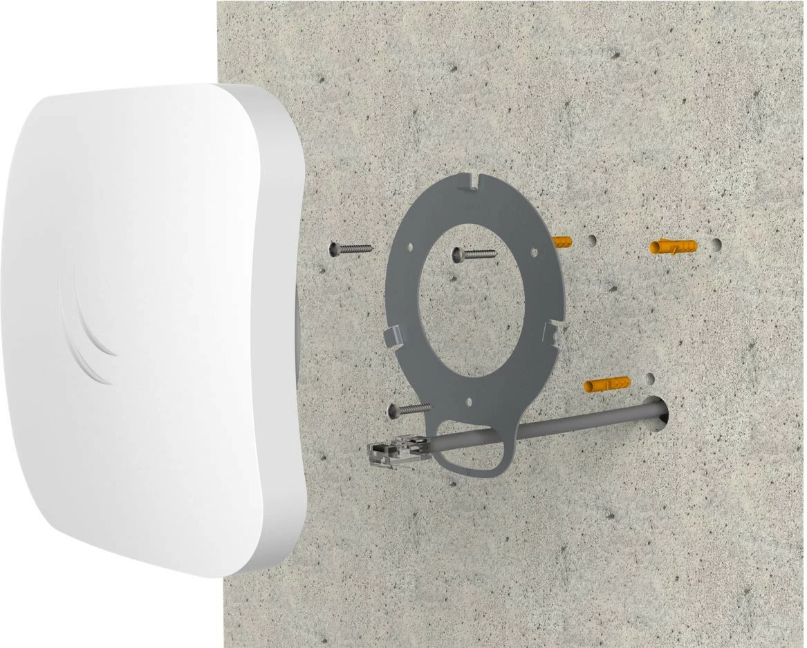 Access point Mikrotik RBcAPGi-5acD2nD, 2.4/5 GHz, 2x Gigabit Ethernet, Bardhë