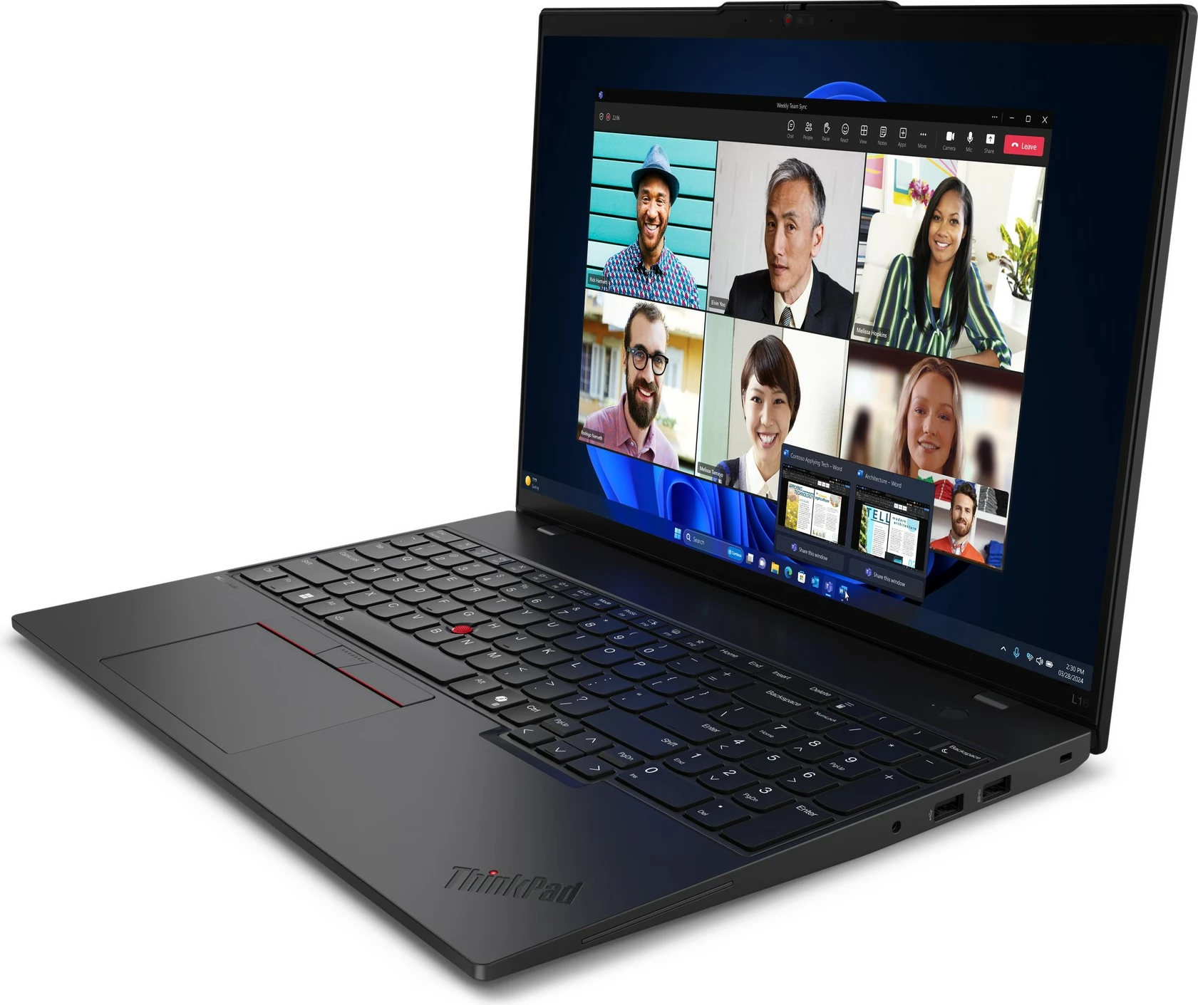 Laptop Lenovo ThinkPad L16 G1, 16", Intel Core Ultra 7 155U, 32GB RAM, 1TB SSD