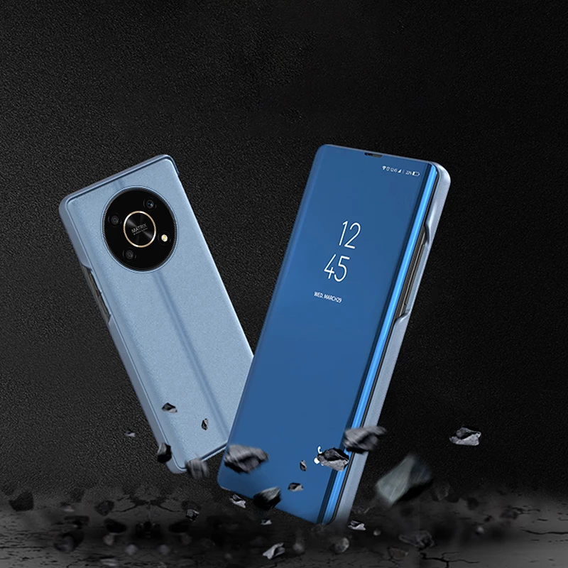 Mbështjellës Hurtel Clear View Case për Honor X9/X9 5G/X30/Magic4 Lite, i zi, flip cover