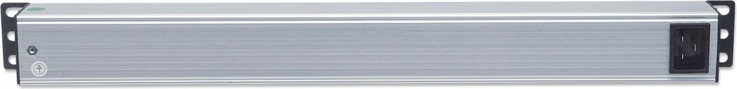 Shiriti i Shpërndarjes së Energjisë Intellinet 163613, 19" 1U, 8x priza C19, 110-250V/16A, kabllo 2m, ngjyrë zi-argjend