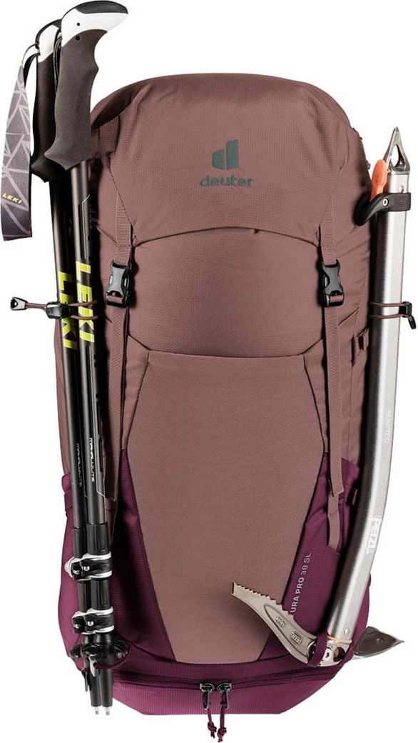 Çantë shpine Deuter Futura Pro 38 SL për hiking, 38L, ashrose/cassis
