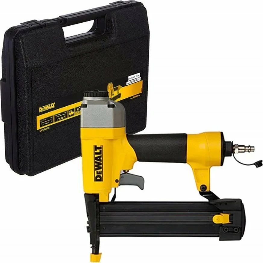 Pistoletë pneumatike kapëse/gozhduese DeWalt DPSB2IN1-XJ, 2-në-1, 15-45 mm, e verdhë/zezë